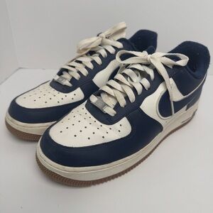 Nike Air Force 1 '07 LV8 College Pack Midnight Navy Men Size 8 DQ7659-101